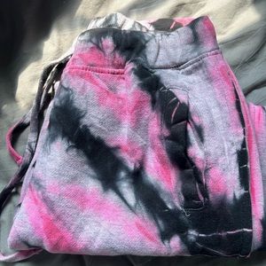 LF TYE DYE JOGGERS/SWEATPANTS. WORN 1 TIME🩷